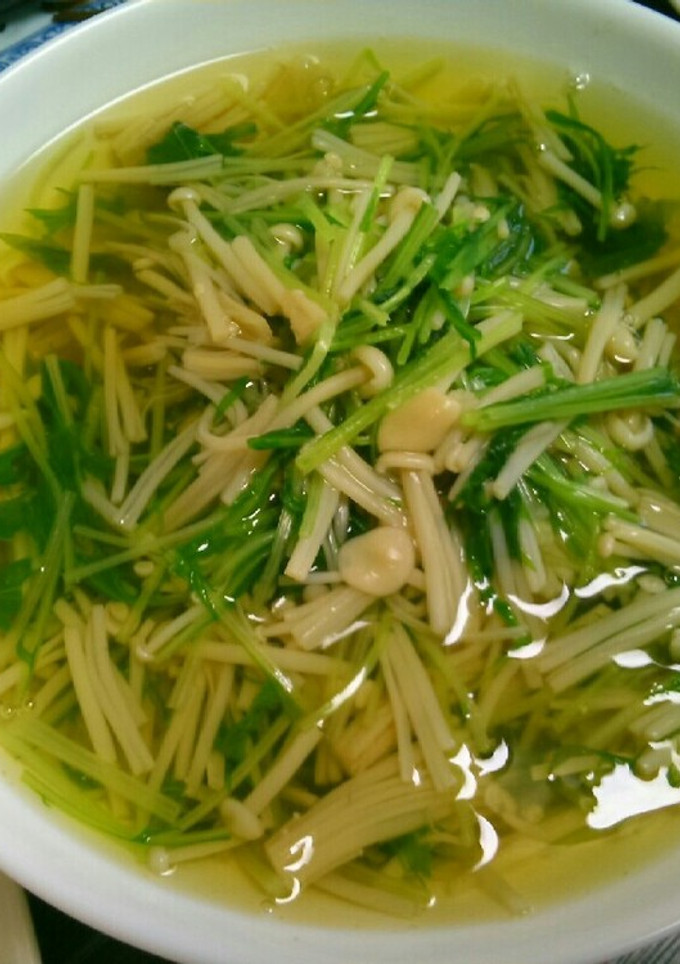 水菜とえのきの煮びたし-レシピのメイン写真