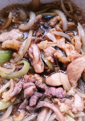 簡単かしわ肉どんぶり-レシピのメイン写真