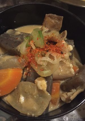 お酒に合うもつ煮込み-レシピのメイン写真