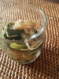 つるむらさきのなめたけあえ-レシピのメイン写真