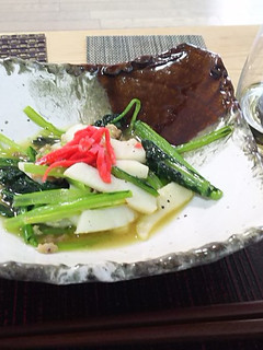 烏賊と小松菜のスパイス炒め-レシピのメイン写真