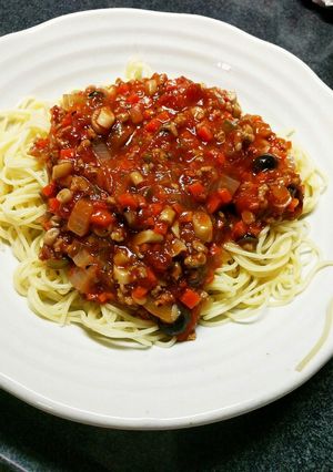 【時短】冷凍トマトソースで簡単パスタ♪-レシピのメイン写真
