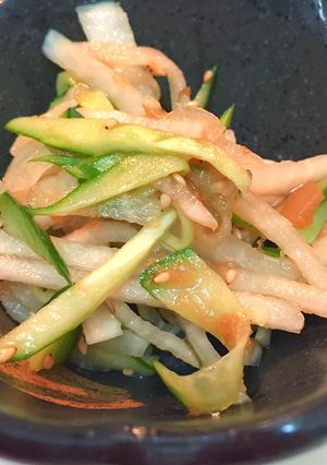 簡単！さっぱり！大根の梅肉サラダ-レシピのメイン写真