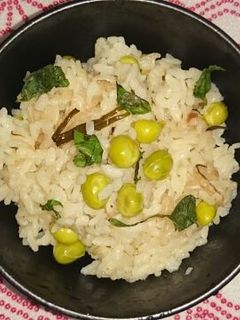しそと梅の豆ごはん-レシピのメイン写真