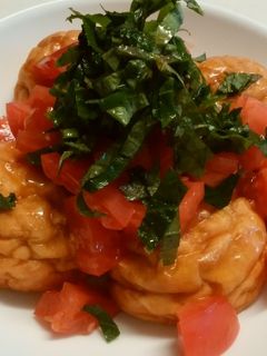 さっぱりトマトの魚河岸あげ-レシピのメイン写真