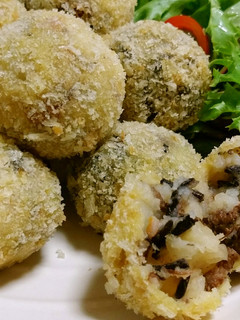 残りひじき煮リメイク~ひじき煮コロッケ~-レシピのメイン写真