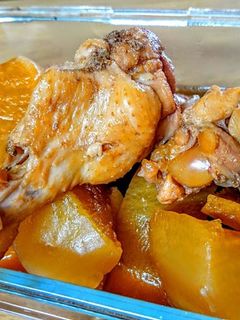 炊飯器で簡単!鶏手羽と大根の煮物-レシピのメイン写真