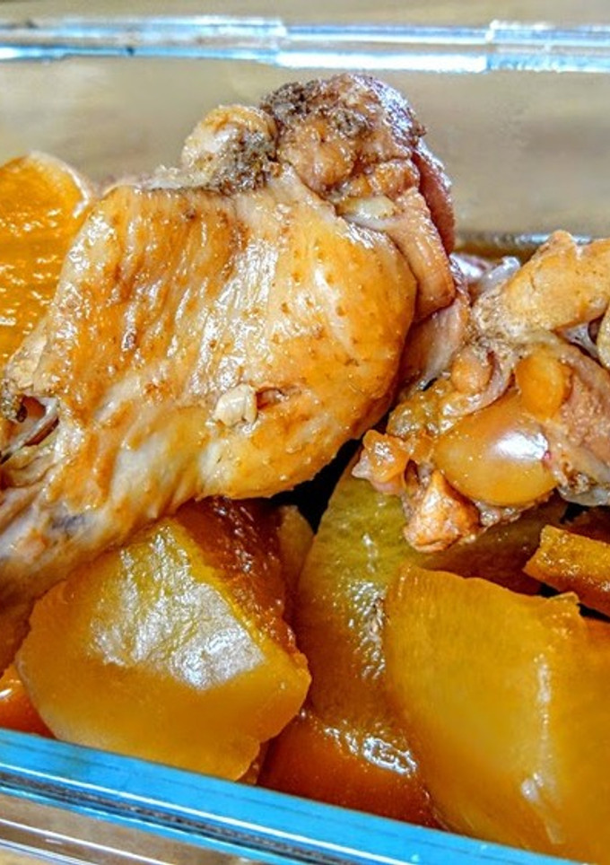炊飯器で簡単！鶏手羽と大根の煮物-レシピのメイン写真