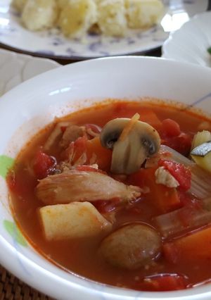 味は本格!!絶品『鶏肉のトマトシチュー』-レシピのメイン写真