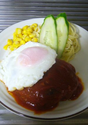 煮込みハンバーグ-レシピのメイン写真