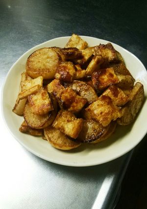 大根と油あげの焼き肉のたれでからめ焼き-レシピのメイン写真