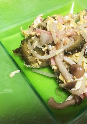 豆腐がなくて☆白菜もやしゴーヤチャンプル-レシピのメイン写真
