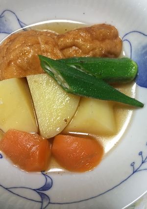 魚河岸揚げと野菜の炊き合わせ-レシピのメイン写真