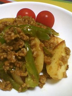 ジャガイモとピーマンのカレー炒め-レシピのメイン写真