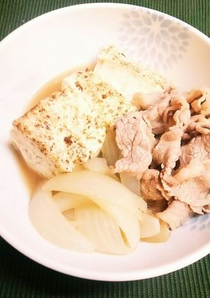 簡単！牛丼の具とつゆDE肉豆腐♪-レシピのメイン写真