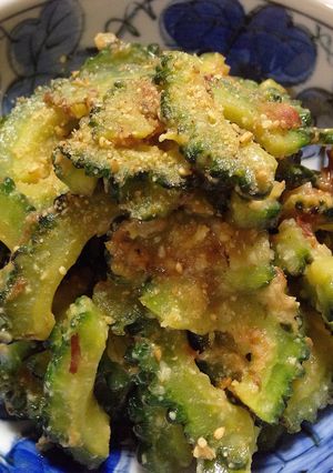 ゴーヤーの胡麻味噌甘辛おかか炒め-レシピのメイン写真