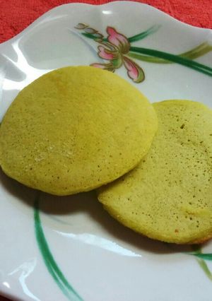 離乳食後期☆ピーマンパンケーキ-レシピのメイン写真