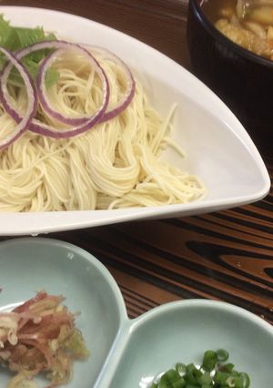 ソーメン付け麺、僕イケメン-レシピのメイン写真