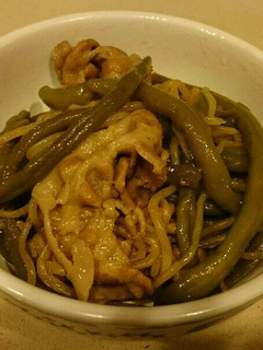 いんげんと豚バラの煮物-レシピのメイン写真