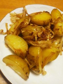 コンソメだけ!コンソメじゃがえのき☆-レシピのメイン写真