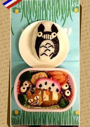 キャラ弁☆トトロ♪簡単♪ネコバス-レシピのメイン写真