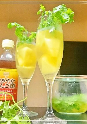 パイナップル&パクチービネガーウォーター-レシピのメイン写真