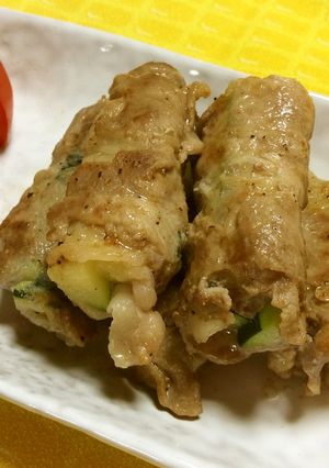 ズッキーニの豚肉巻き-レシピのメイン写真