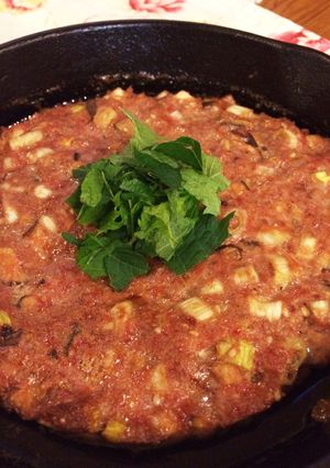 スキレットで簡単 中華風ハンバーグ-レシピのメイン写真