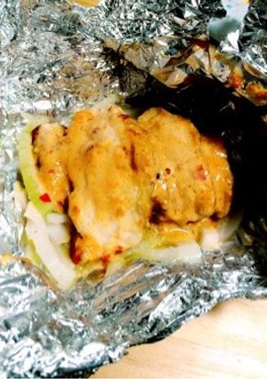 胸肉のマヨ味噌ホイル焼き♪-レシピのメイン写真