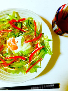 まるまつ風サラダうどん-レシピのメイン写真