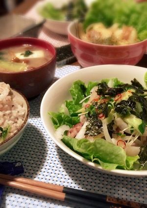 サムギョプサルde豪華チョレギサラダ♪-レシピのメイン写真