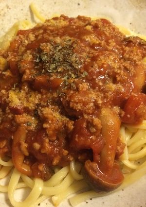 自家製ミートソーススパゲティ-レシピのメイン写真