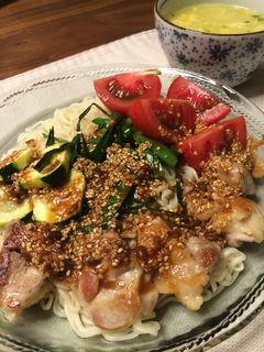 サッポロ一番で甘辛混ぜそば★スープ付き-レシピのメイン写真