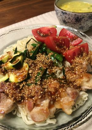 サッポロ一番で甘辛混ぜそば★スープ付き-レシピのメイン写真