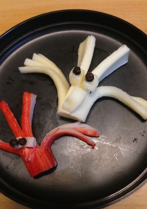 裂いて美味しい仲間でキャラ弁デコ-レシピのメイン写真