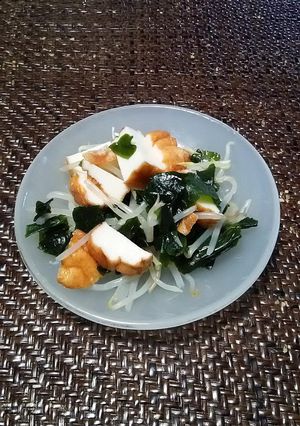 魚河岸あげとわかめのさっぱり和え-レシピのメイン写真