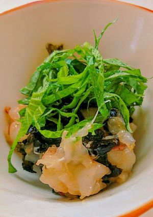 簡単和えるだけの生海老韓国のり居酒屋風～-レシピのメイン写真