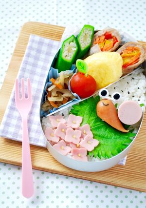 とにかく簡単！カタツムリのキャラ弁おかず-レシピのメイン写真