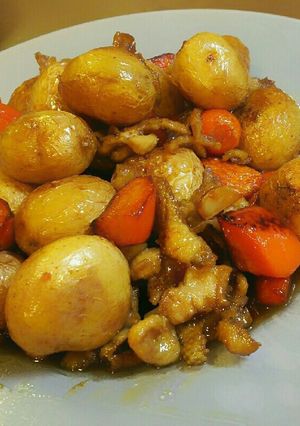 新じゃがと鶏皮で不飽和脂肪酸とコラーゲン-レシピのメイン写真