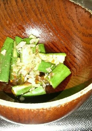 おくらのお浸し-レシピのメイン写真