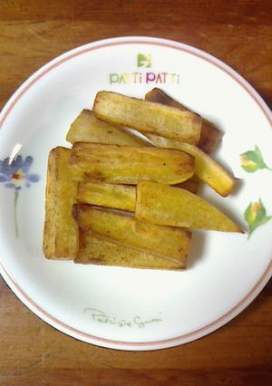 さつまいも ココナッツオイルで揚げ焼き-レシピのメイン写真