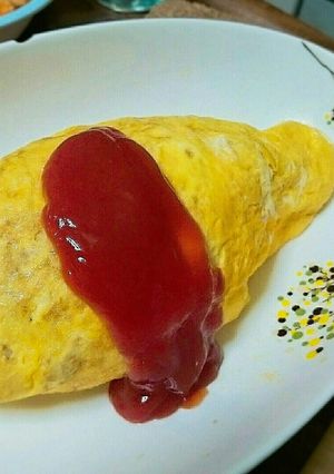 簡単☆チキンライス（オムライスの中身-レシピのメイン写真