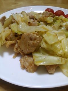 豚とキャベツのカレー炒め-レシピのメイン写真
