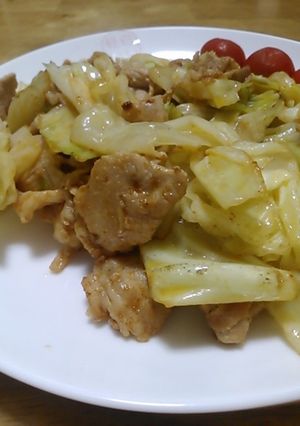 豚とキャベツのカレー炒め-レシピのメイン写真