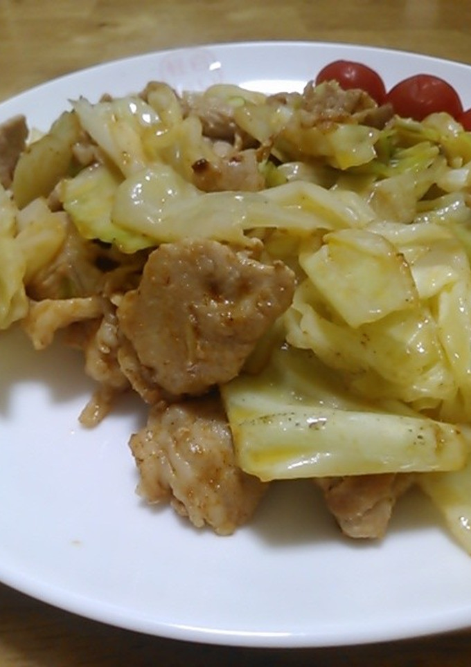 豚とキャベツのカレー炒め-レシピのメイン写真