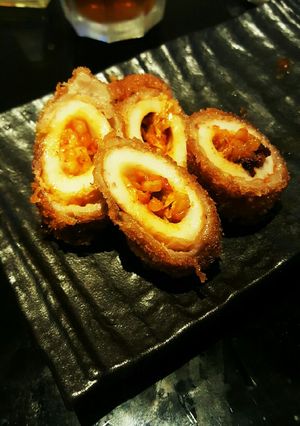 簡単♪美味しい♪豚バラ肉巻のキムチークワ-レシピのメイン写真