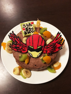 ジュウオウジャー☆誕生日ケーキ-レシピのメイン写真