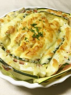 ズッキーニとはんぺんのチーズ焼き-レシピのメイン写真