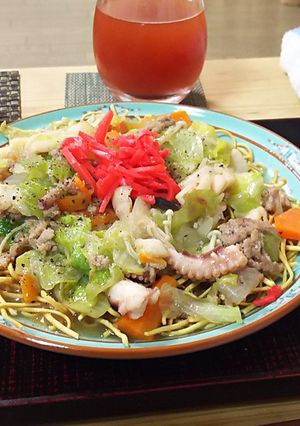 男調理のかた焼きそば-レシピのメイン写真