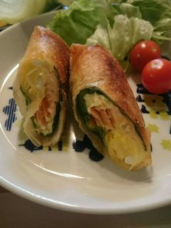鮭と卵ポテト春巻き-レシピのメイン写真